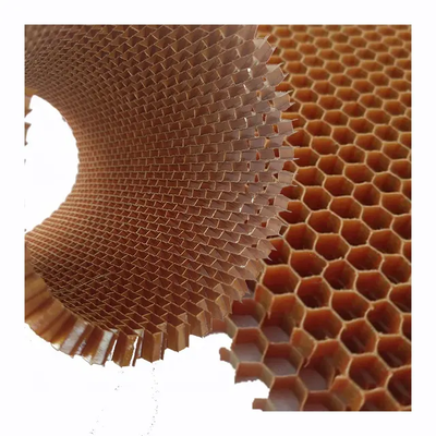 3.2mm 4.8mm Cell Size Aerospace Grade Aramid Honeycomb Core Outstanding Corrosion Resistance
