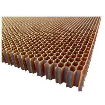 3.2mm 4.8mm Cell Size Aerospace Grade Aramid Honeycomb Core Outstanding Corrosion Resistance